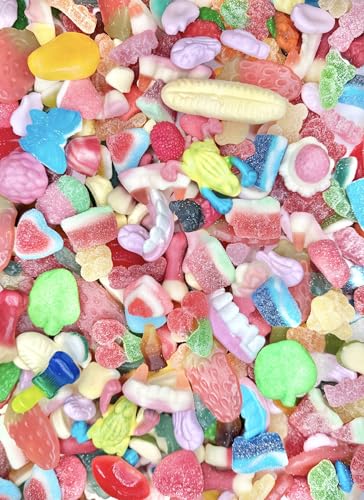 Large 800g Bag of Pick and Mix Sweets Fizzy & Gummy – A Delicious Mix of Retro & Sour Flavours – Great for Sharing - A Fun Candy Treat or Gift Alternative - Image 2
