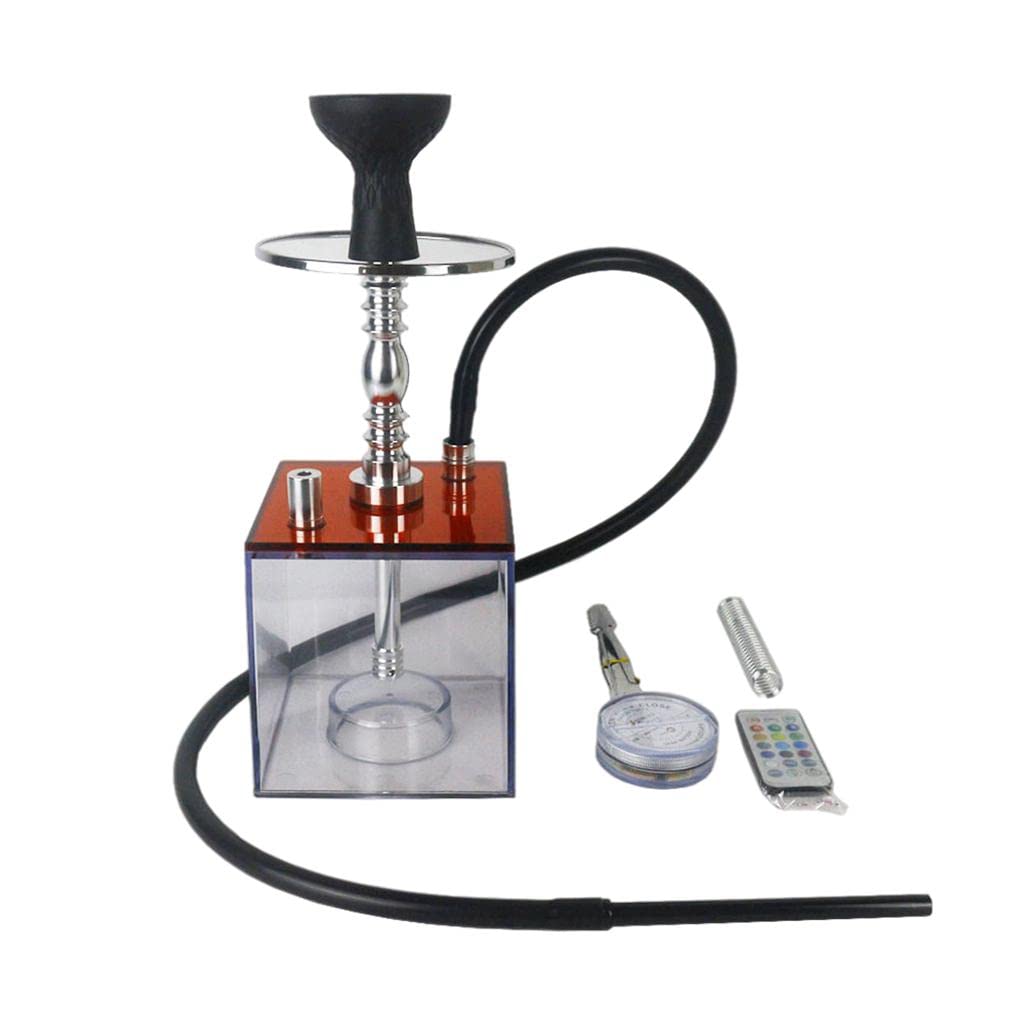 Club Bollywood® Hookah Complete Set Shisha Smoking Kit with LED Light for Clubs Parties Red|Health & Beauty | Health Care |Other Smoking Cessation|1 Piece LED Light Pole-image-33