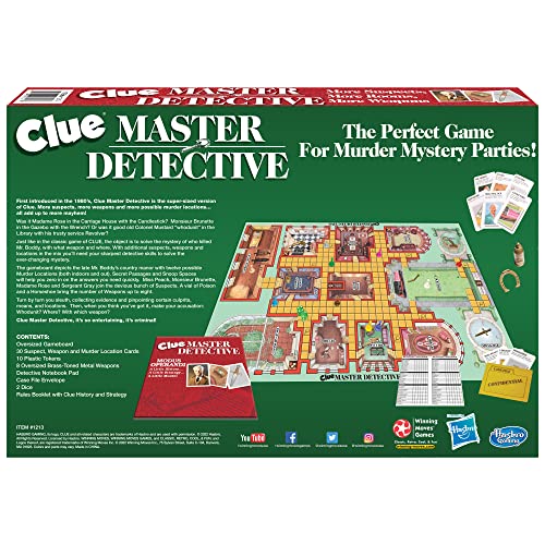 Winning Moves Games Clue Master Detective - Board Game, Multi-Colored, 10 Years+ #TOP2