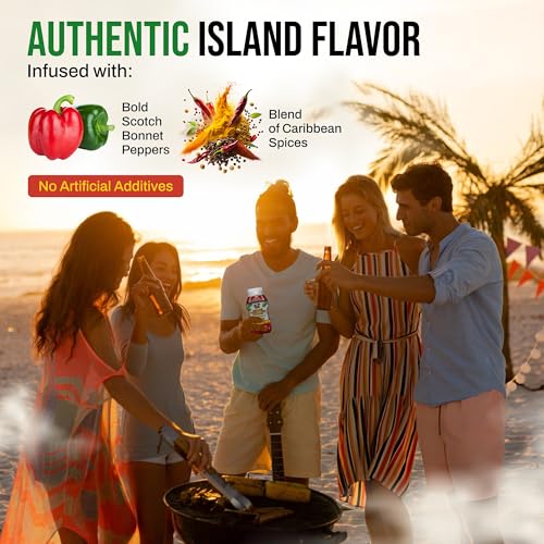 Image of Montego Island Foods Jamaican Jerk Tomato Ketchup - Thick & Rich Premium Ketchup with Scotch Bonnet Peppers, Allspice & Bold Caribbean Spices - All-Natural, Gluten-Free, Vegan - 12 oz Squeeze Bottle