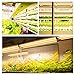 Monios-L LED Grow Lights for Indoor Plants Full Spectrum,Hanging Plant Lamps with Reflector,T5 4FT 240W(4x60W) Double Tubes White Light Fixture for Greenhouse seedlings,Plug and Play 4-Pack