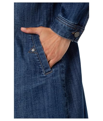 Liverpool Women's Long Denim Trucker Jacket3