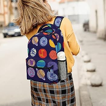 DreamBay Rugzak Schooltas Rugzak Reizen Schoudertas Planeten Ruimte Universe Sterren Galaxy voor Jongen Meisje Kid Vrouwen Mannen, Color289, Eén maat
