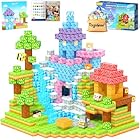 Magnetic Blocks 150PCS with Magnetic Board Boys Toys Ages 3-5 6-8 10-12 STEM Building Kids Toys, Build Mine Magnet World Educational Gift for Boys and Girls Ages 3+