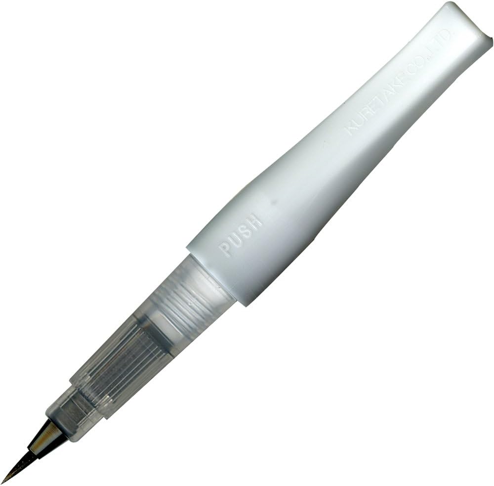 Kuretake Zig Glitter Fude Brush Pen, Wink of Stella Brush, GL, Black (DAI150-010P)