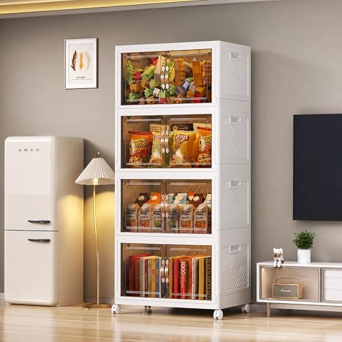 4 Tier Stackable Storage Bins wi...