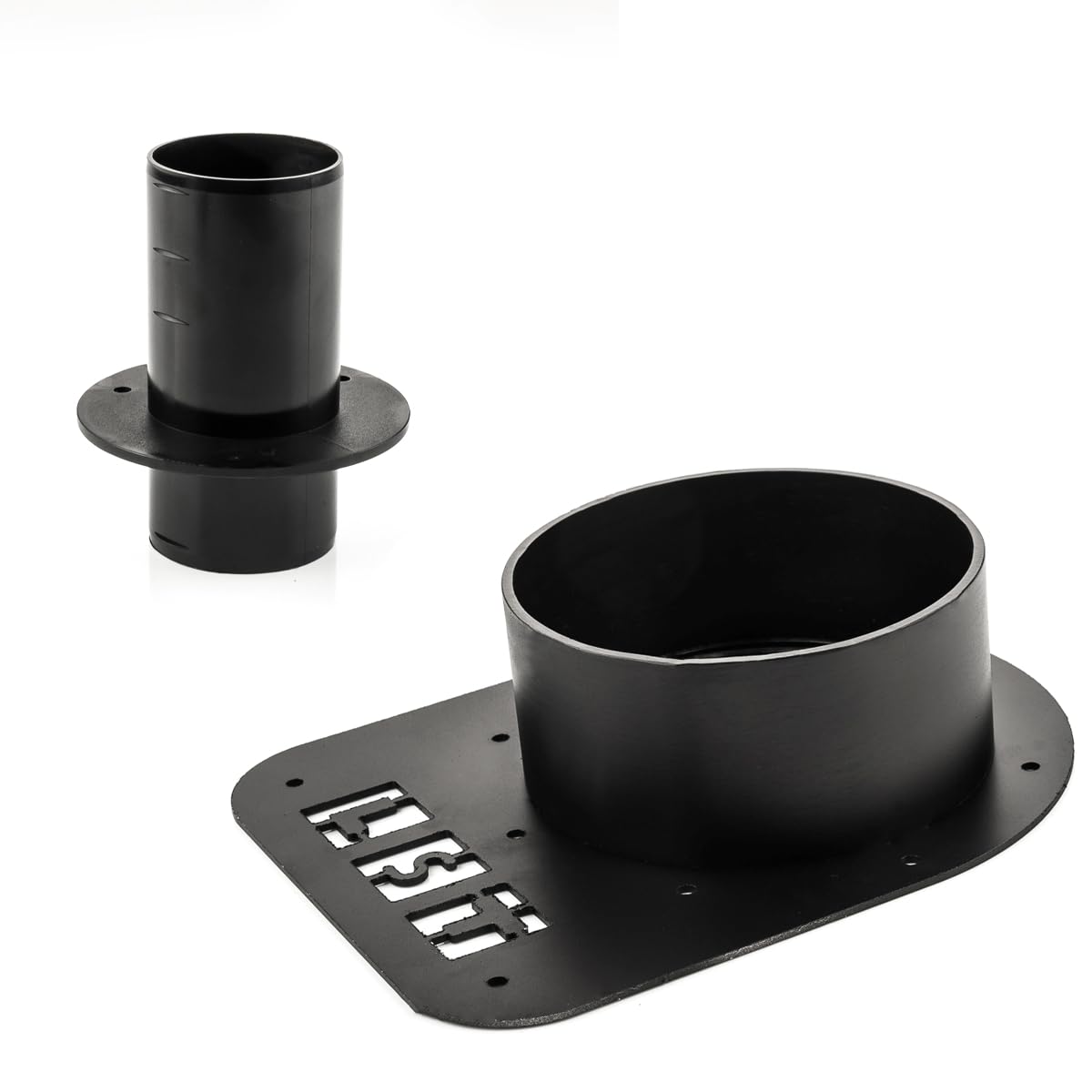 LST Warmluft Durchführung ⌀ 60mm Wand Boden Standheizung Doppelstutzen Einbau Flansch Set