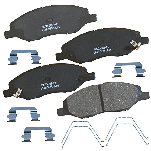 Image of Bendix Premium SBC1345 Ceramic Front Brake Pads for Nissan Tiida 2011-2007, Tiida 2018-2016, Versa 2011-2008
