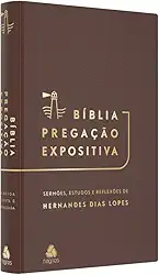 Bíblia Pregação Expositiva | RA | PU Luxo Marrom