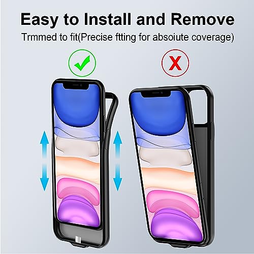 Funda de batería para iPhone 11 carcasa de carga extendida portátil de 7000 mAh 6