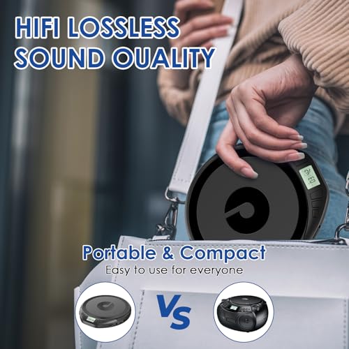 Lecteur CD portable résistant aux chocs pour écouter vos disques partout - 6