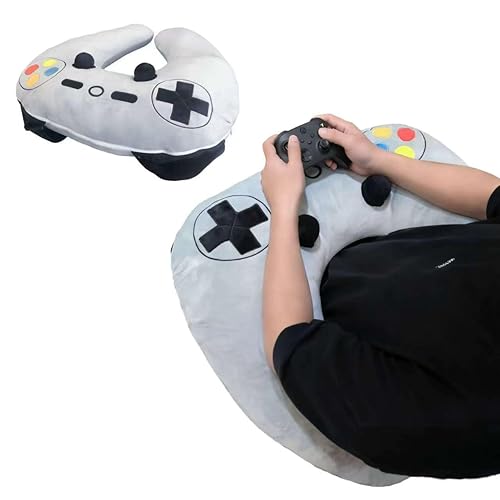 Gaming Pillow, Lap Desk Reading Pillow for Adults Teens, Arm