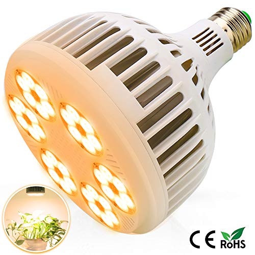 MILYN Led Ampoule de Plante 150W Chaud Spectre Complet Lampe de Croissance des Plantes, E27 élèVent des Lumières pour Les Plantes D'Intérieur, Jardin, Légumes, Serre, Culture Hydroponique