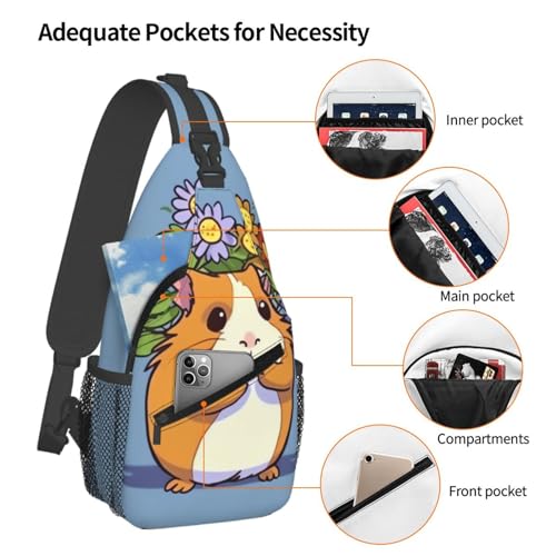 Mochila tipo bandolera pequeña para senderismo negro miniatura 4