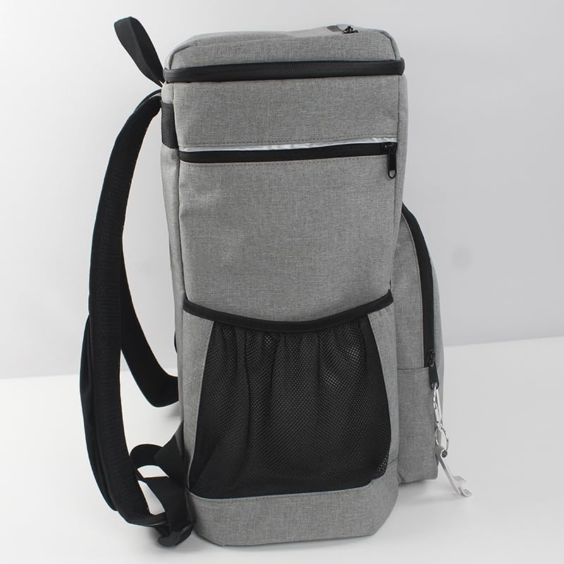 BRAVECOW Zaino refrigerante, isolato, a prova di perdite, portatile, per esterni, per 24 ore, picnic, contiene 54 lattine/4 bottiglie di vino, grande capacità, escursionismo, campeggio
