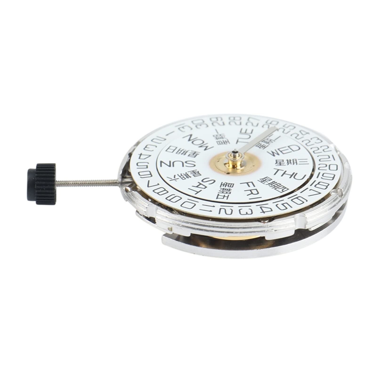 Kits de reparación de Relojes Heart Watch para Movimiento mecánico automático de Doble Calendario 2836-2, Cuerda automática con Calendario de día.