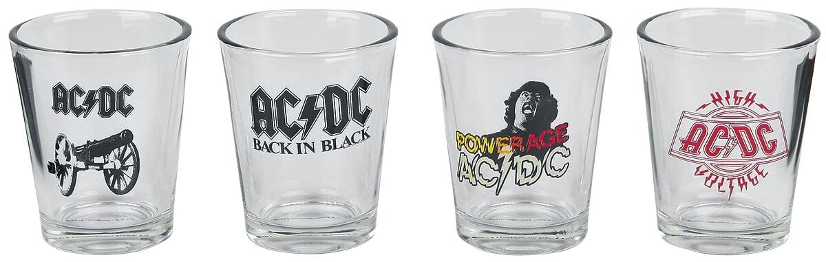 Verre à shot AC/DC de 20 ml idéal pour vos soirées rock