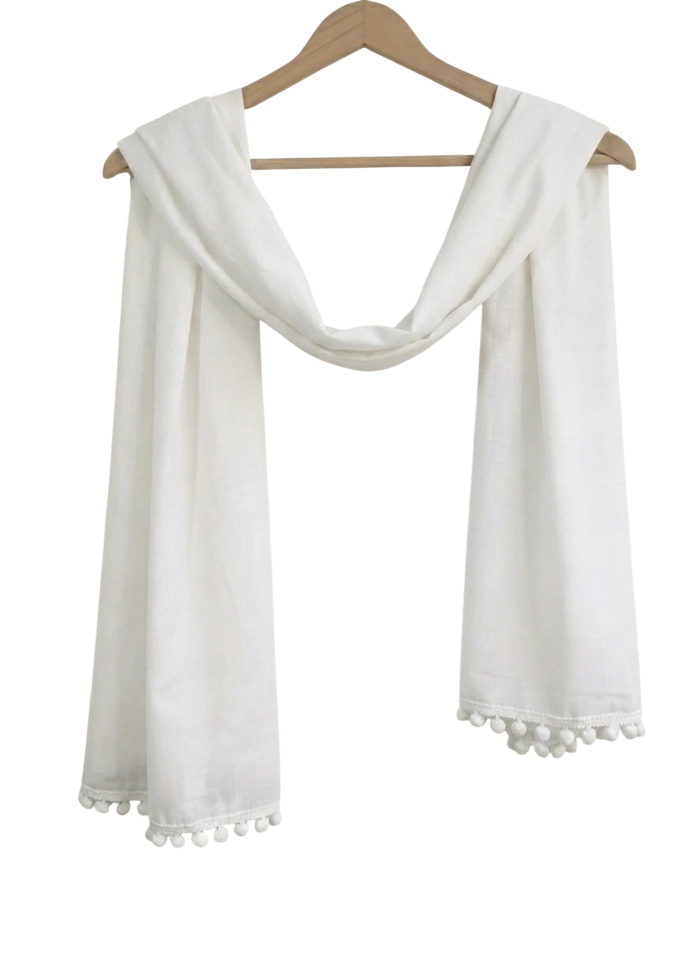 src creations white chiffon women dupatta size 90x36 inch-picture-40
