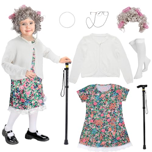 Disfraz Biubee de Abuela para Niñas 5-7 Años miniatura 1