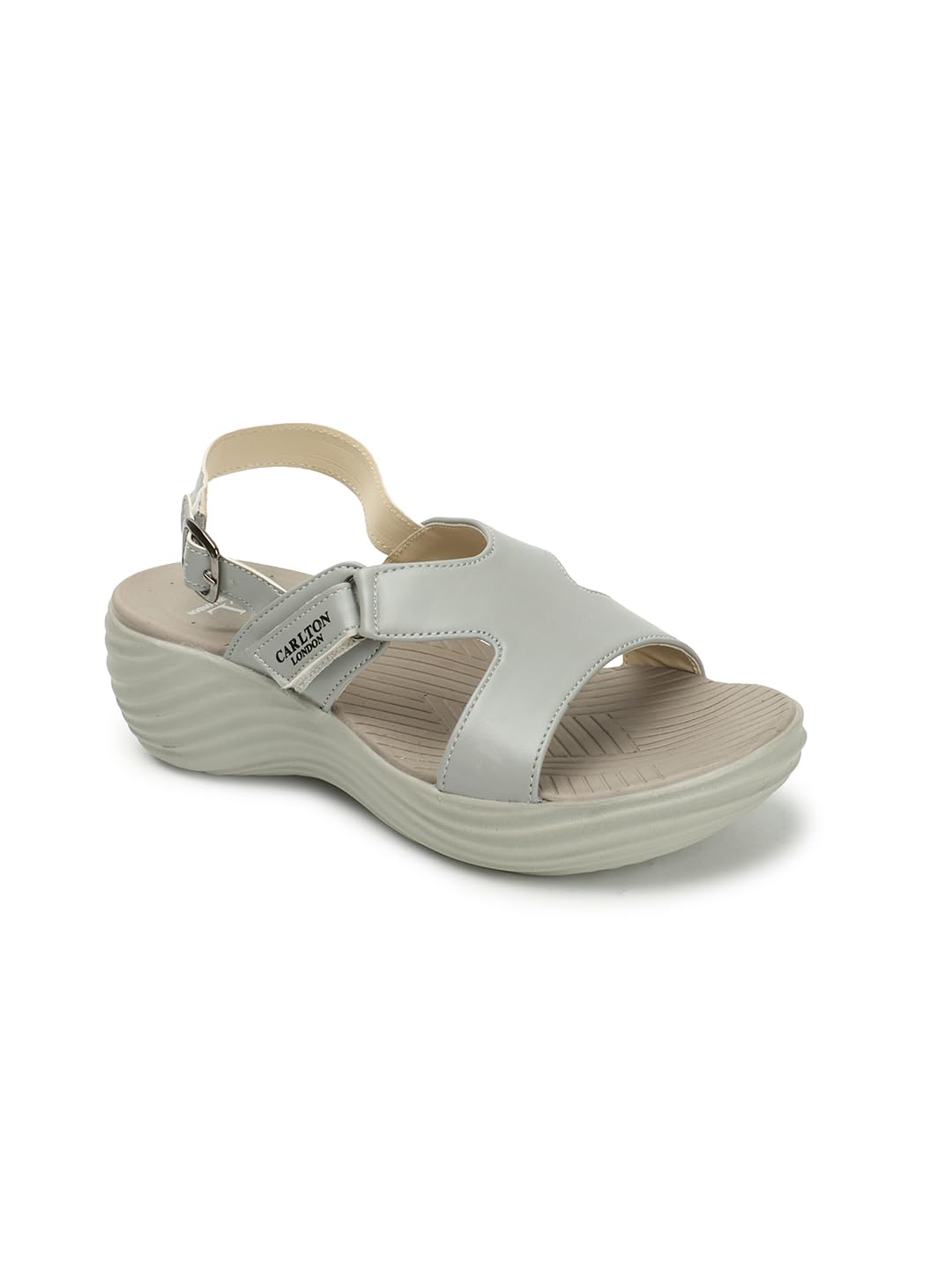 Carlton London Women Sandal, Grey, Size- UK-6 (B0D3CD4938) Amazon Price History, Amazon Price Tracker