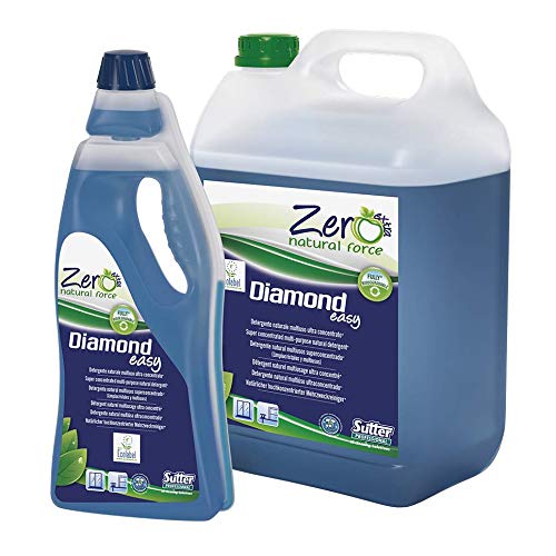 Sutter Diamond Easy detergente superconcentrato multiuso neutro ecologico e biodegradabile - Cartone : 4 taniche da lt.5