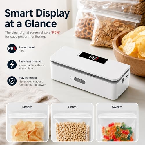 Scelleuse alimentaire rechargeable pour chips et sachets - 5