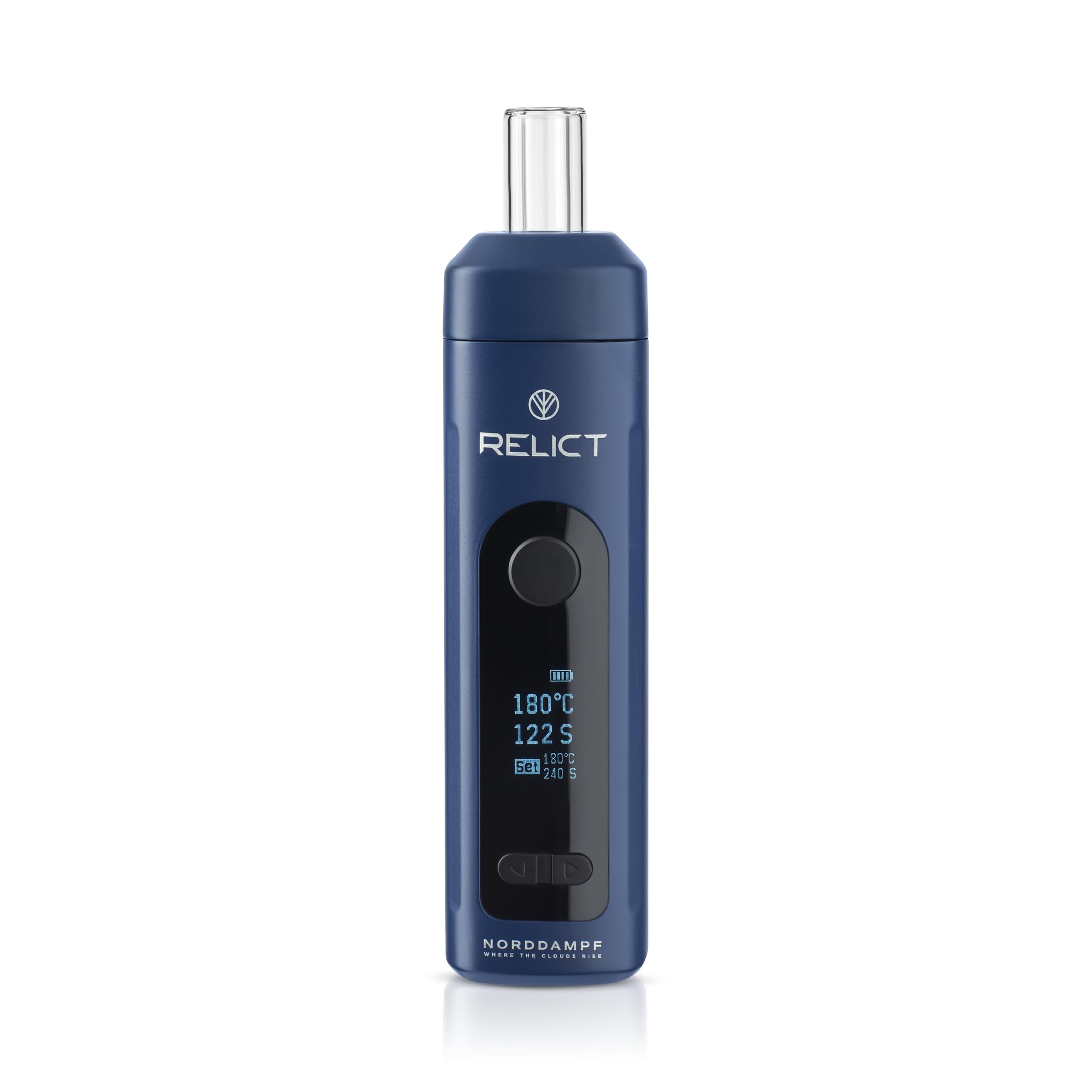 Norddampf RELiCT Premium Kräuter Vaporizer DHS 2600 mAh NORDIC BLUE