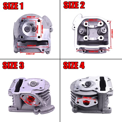 Dehe 47Mm Big Bore Cylinder Head Valves With Gaskets Replacement For Gy6 80Cc Atv Go Kart Quad Scooter… #TOP1
