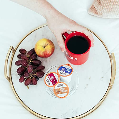 Maud's Raspberry Chocolate Coffee (Raspberry Choco Latte), 50Ct. Solar Energy Produced Recyclable Single Serve Raspberry Chocolate Coffee Pods – 100% Arabica Coffee California Roasted, Kcup Compatible #TOP7