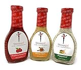 Skinnygirl Fat Free Sugar Free Salad Dressing Variety Pack (3) 8oz Bottles One Honey Dijon One...