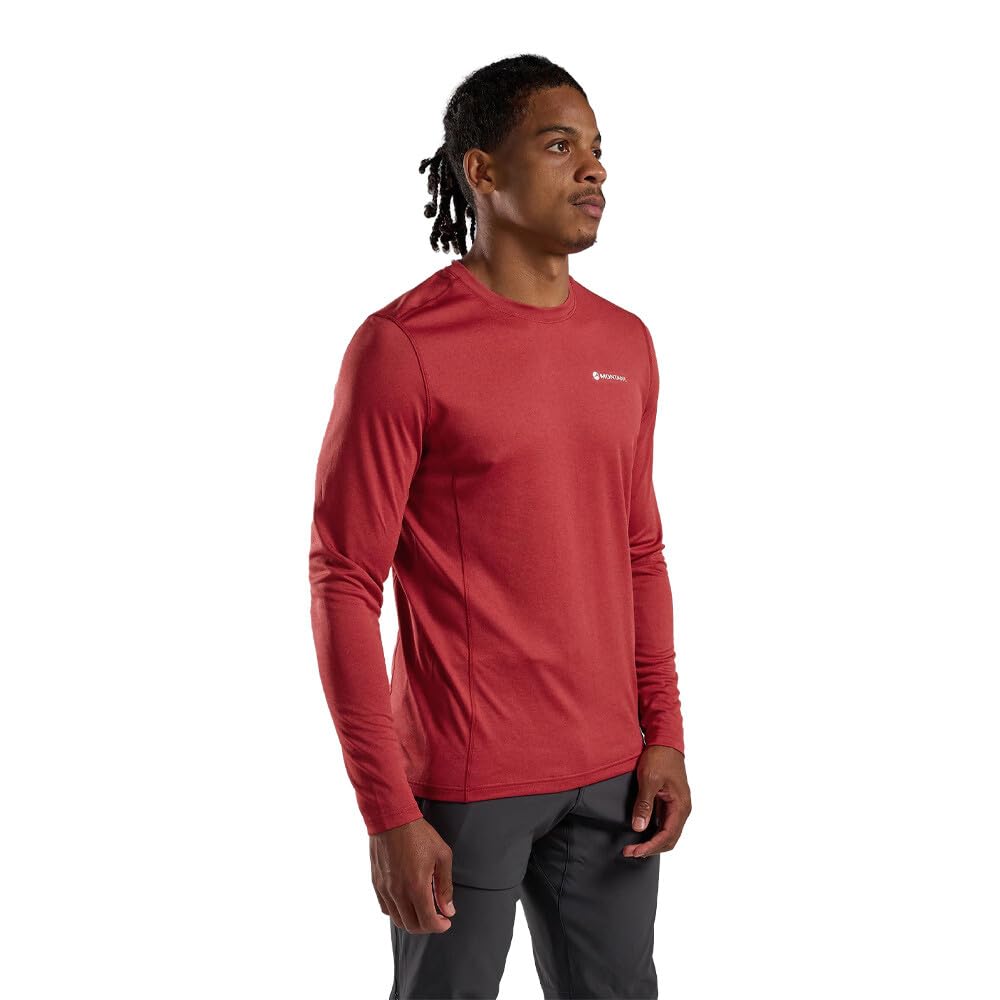 Montane Men's Dark Maple Dart Long Sleeve Top - Aw25