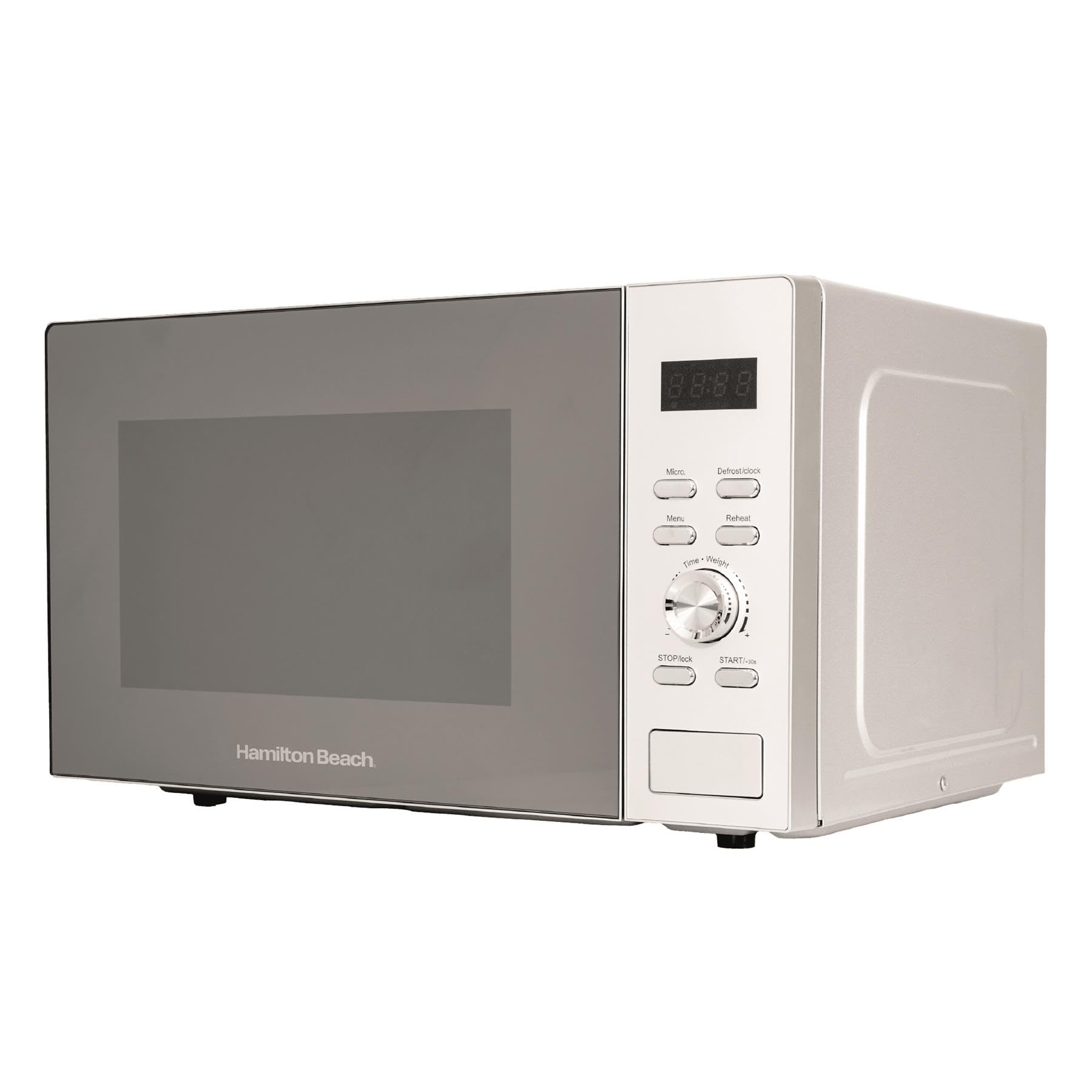 Hamilton Beach Microwave, 30L, 950W, Family-Size, Digital Controls, 8 Pre-Set Programs, 5 Power Levels, Large Capacity, Defrost Function, Child Lock, Silver - HB30FUXP04S