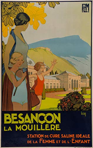 Besançon la mouillère Cure Reproduction Affiche Poster-Format Size 50X70 cm-Papier 300 GR-Tous formats et Vente du fichier numérique Possible Nous Consulter...