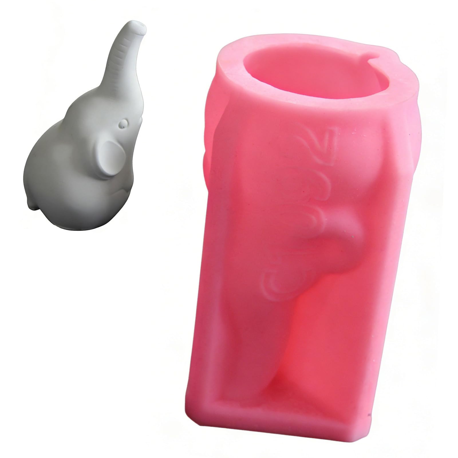 MURYE Flexible Silicone for Elephant Shaped Pen Holder for Art and Concrete Craft Food Grade Silicone