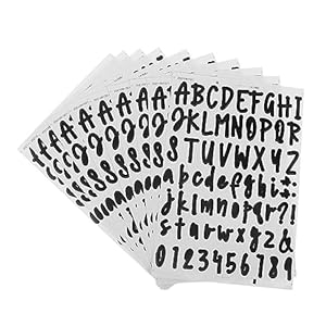 NUOBESTY 10 Blatt DIY Adressaufkleber