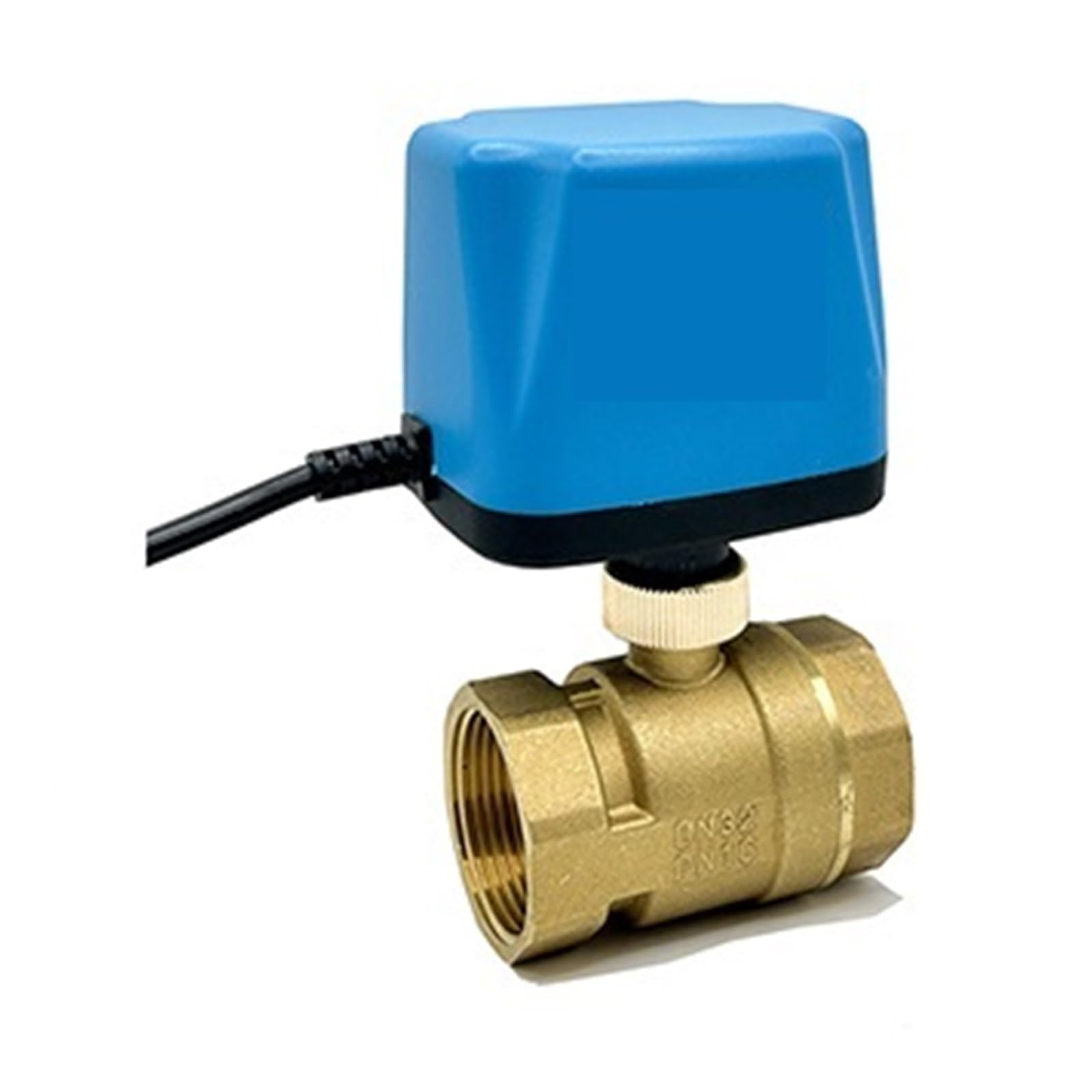 Tuya WiFi Válvula De Bola Motorizada Inteligente Temporización Agua Interruptor Inteligente Válvula Eléctrica (Size : 3/4")