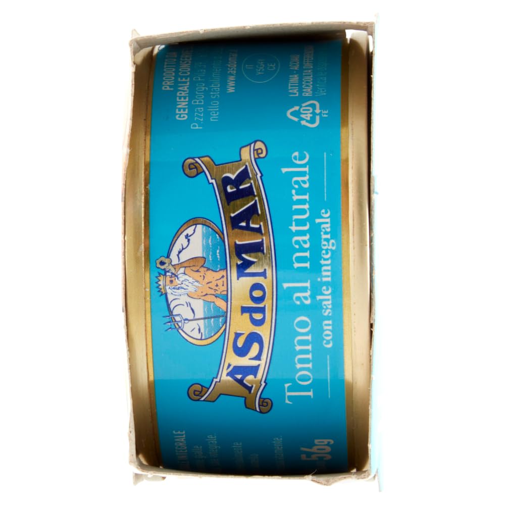 Italian Gourmet Thon naturel en boîte 24 x 80 g léger et sain | Avec sel intégral ; dans son propre jus, nutritif, portions pratiques pour un poids net total de 1,92 kg + pulpe de 400 g