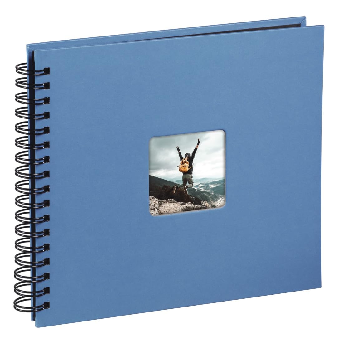 HAMA Álbum de fotos 50 páginas 28x24cm para pegar y escribir Azul