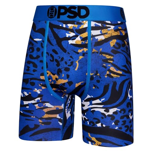 PSD Men's Boxer Briefs - Cobalt 3 Pack, 7 Inch Inseam, Stretchy Moisture-Wicking Boxer Briefs for Men Pack, Small4