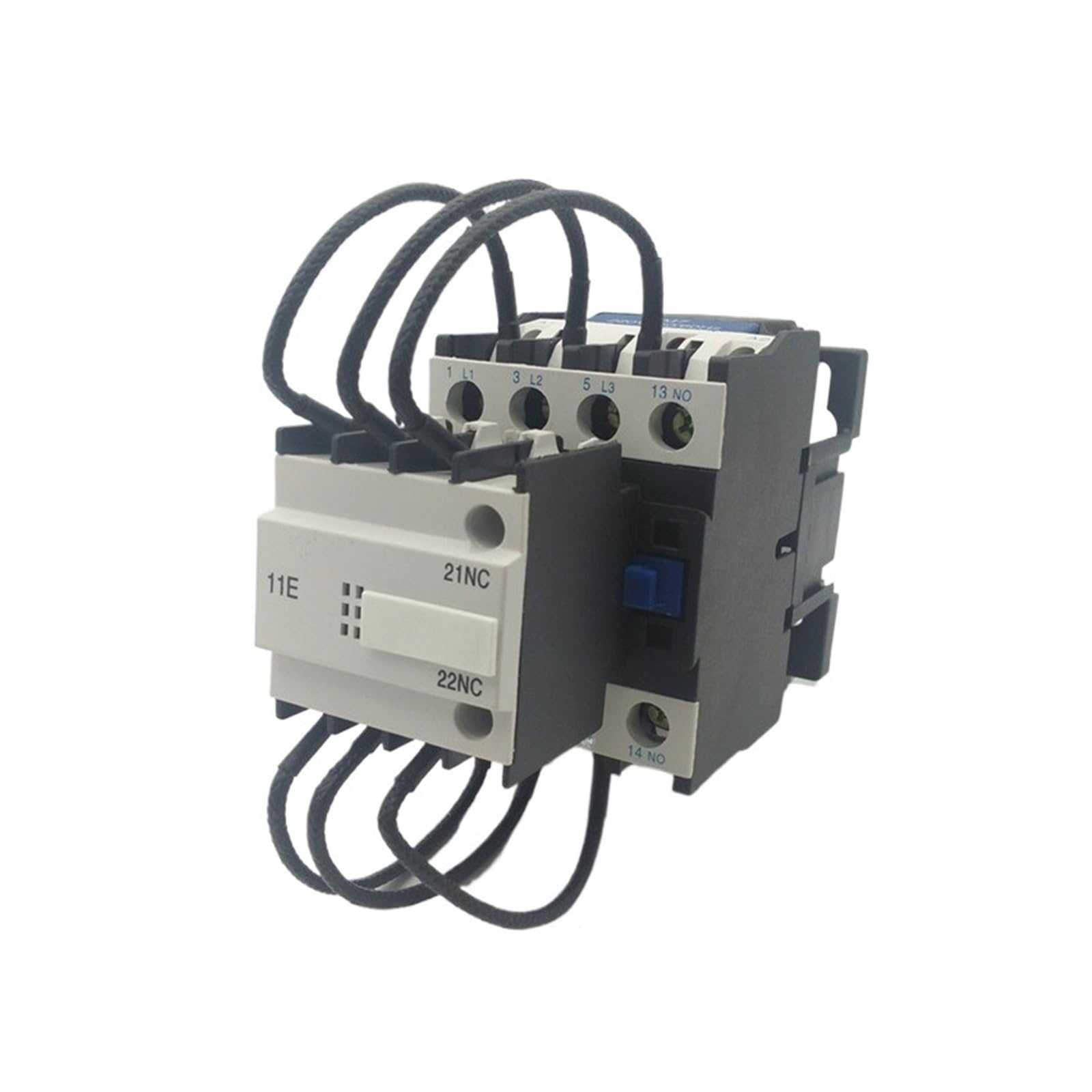 WQGQPXOB Motor Control Ui 500V Ith 32A Switch Capacitor Contactor + Auxiliary Contact Block