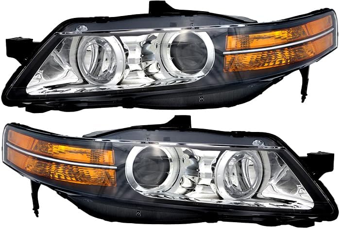 Speed Daddy OE Style Driver Side Headlight Assembly For 2009-2011 Acura TL – Chrome Housing/Projector - View #3