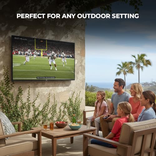 Image of Titan S200 QLED 85 Inch Outdoor TV, Partial Sun, IP65 Smart Weatherproof TV, 4K HDR, 120 Hz, Tizen AI OS, 1000 Nits, Wi-Fi 5, HDR10+, Outdoor TV Cover, Slim Bezel, 2 Yr Wty