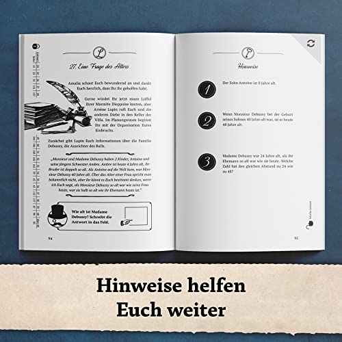 Stadtkrimis Exit Escape Stadtführung Das Rätselbuch des Arsène Lupin: Der Coup des Meisterdiebs: Knackt die Rätsel & und schnappt Euch die Beute | Rätsel für Erwachsene und Jugendliche | ... Escape-Spielen (Arsène Lupin Rätsel-Reihe)