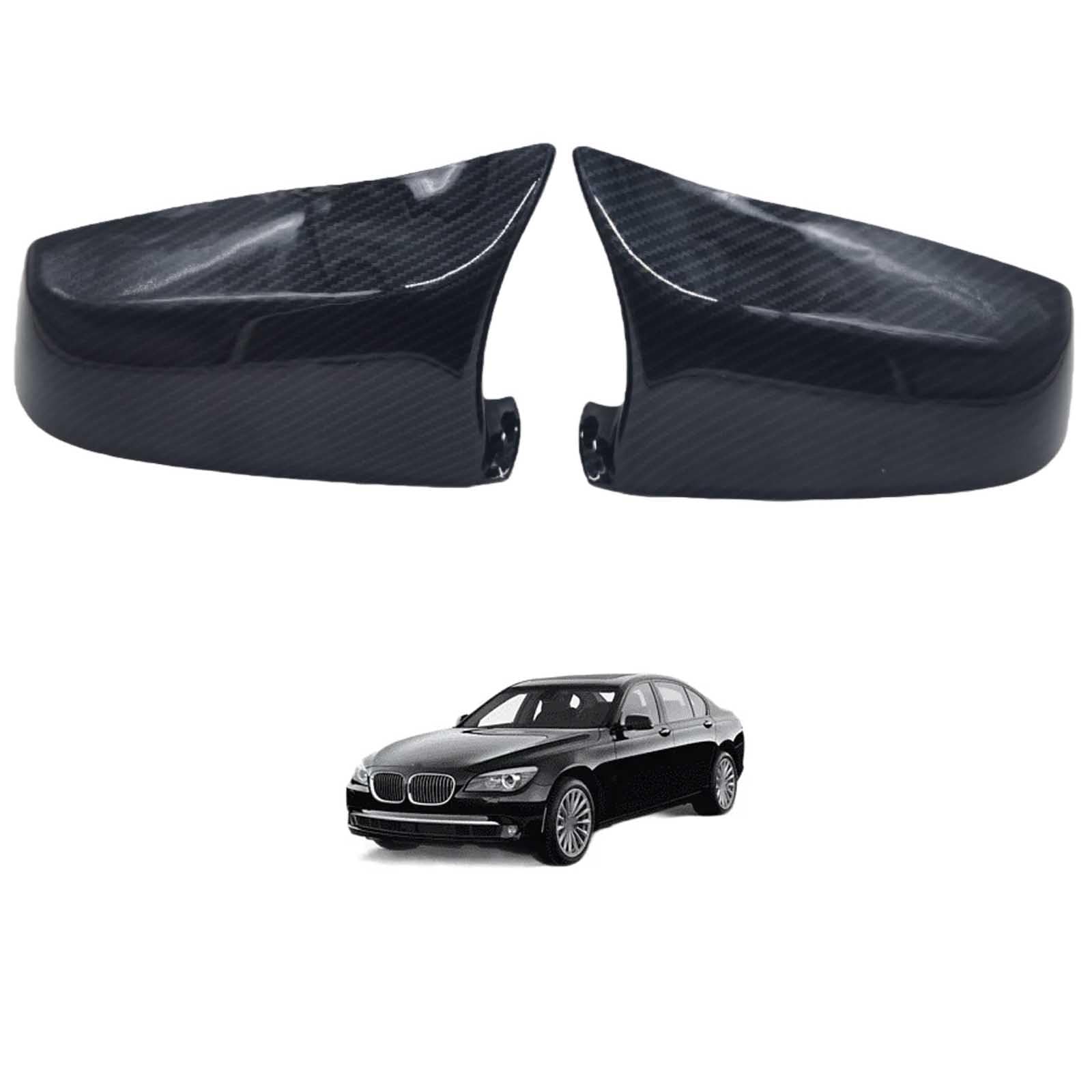 Capuchon rétroviseur extérieur pour rénover BMW Série 7 F02 ABS noir