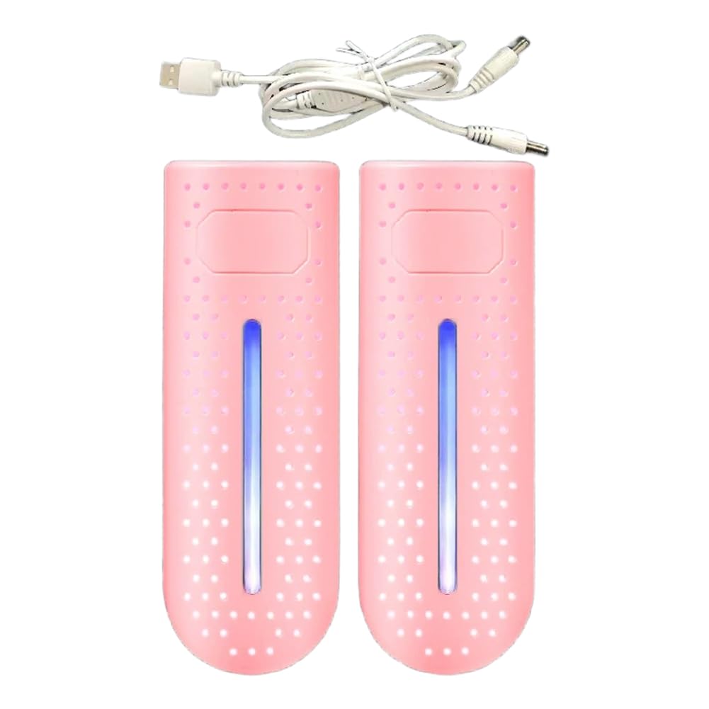 Vjsujehgy Portable Shoe Dryer Dehumidifier Deodorizer Heater Shoe Rack Quick Drying Device Dehumidification C