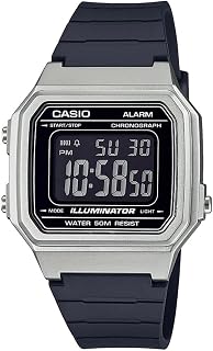 CASIO Herren Digital Quarz Uhr mit Resin Armband W-217HM