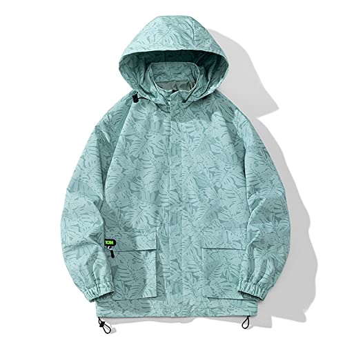 Veste à capuche homme coupe-vent Youllyuu contre le froid en taille XXXXL