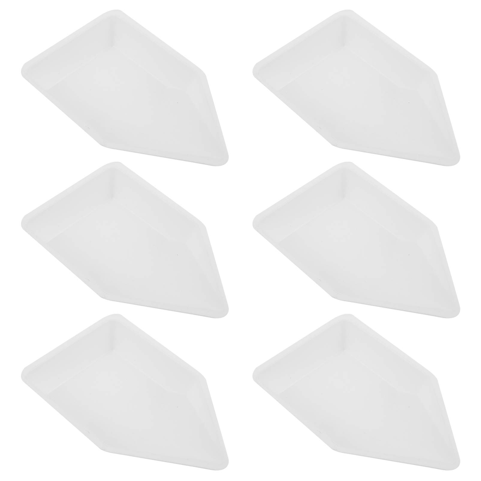 ULTECHNOVO 10 Uds plato de pesaje de plástico pequeños de pesaje plato de laboratorio mini plástico de medición de polvos de mezcla líquidos