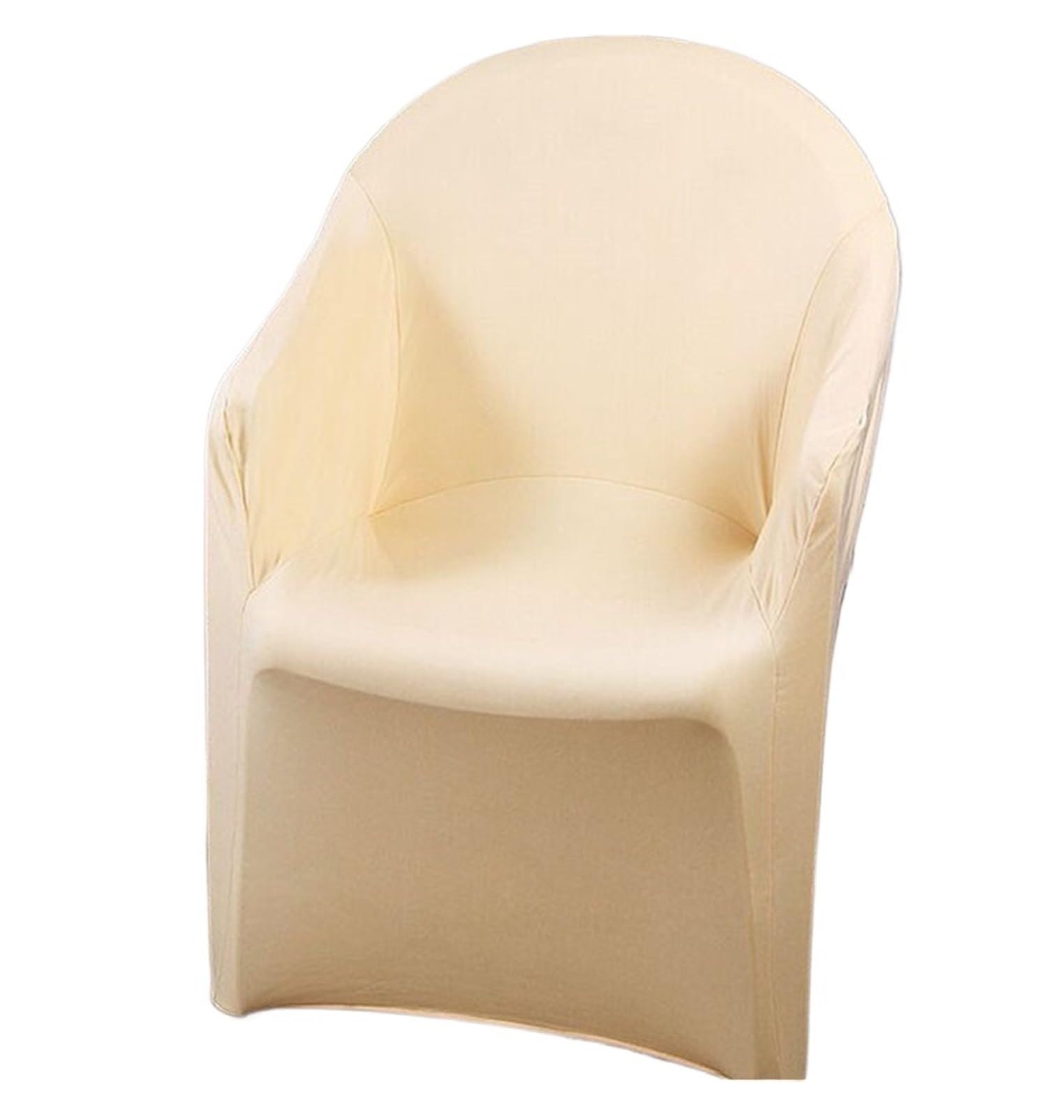 AIQIJOHI Wedding Chair Covers Plastic Spandex Arm Chair Cover Wedding Covers For Event Party Hotel Decoration