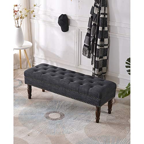 Banco de zapatos para entrada con taburete de sofá y asiento de cama 2